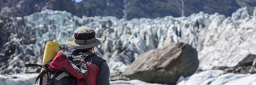 Hiking through Fox Glacier