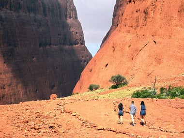 Hiking in Kata Tjuta National Park