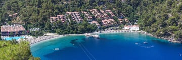 An aerial view of Hillside Beach Club