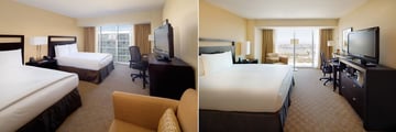Double Queen Guest Room and King Guest Room at Hilton Anaheim