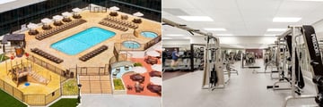 Hilton Anaheim, Outdoor Pool and Fitness Centre