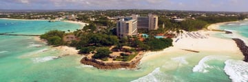 Aerial View of the Hilton Barbados Resort