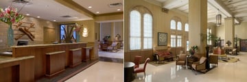 Hilton Baton Rouge Capitol Center, Reception and Lobby