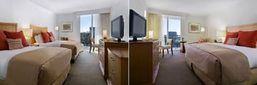 Hilton Clearwater Beach Resort & Spa, Two Double Beds Gulf View and One King Bed Gulf View