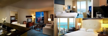 Hilton Fort Lauderdale Beach Resort, One Bed Living Room, Studio King and One Bed Bedroom