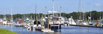 Hilton Head marina, South Carolina