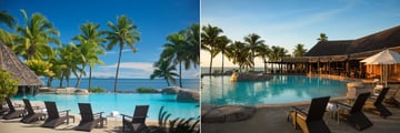 DoubleTree Resort by Hilton Hotel Fiji, Pool Views