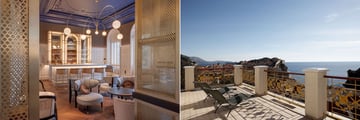 Imperial Lounge & Bar and scenic terrace at Hilton Imperial Dubrovnik