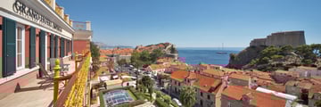 Views of Pile Gate from Hilton Imperial Dubrovnik