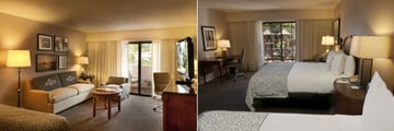 Hilton Santa Barbara Beachfront Resort, One King Bed Resort View and Two Queen Beds Resort View