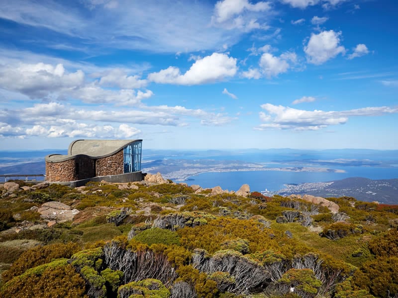Hobart view from Mount Wellington