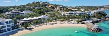 Hodges Bay Resort & Spa, Aerial View of Resort