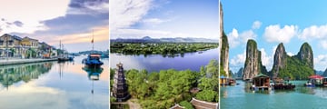 Hoi An, Hue & Halong Bay