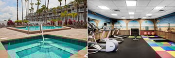 Garden Pool and Jacuzzi and the Fitness Centre at Holiday Inn & Suites Harbourside 
