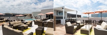 Rooftop Pool and Bar at Holiday Inn Capitol