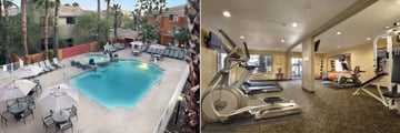 Outdoor Pool Area and Fitness Centre at Holiday Inn Express & Suites - Old Town