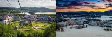 Holiday Inn Express & Suites Tremblant, View from Mont Tremblant