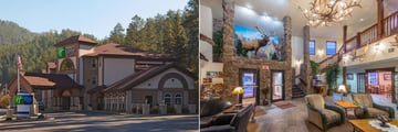 Exterior and Lobby at Holiday Inn Express Hotel & Suites Keystone Hotel 