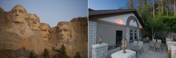 Mount Rushmore and Terrace at Holiday Inn Express Hotel & Suites Keystone