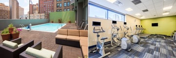 Pool and Fitness Centre at Holiday Inn Express Philadelphia Midtown Hotel 