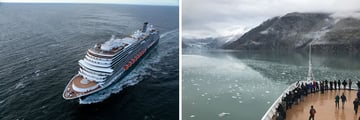 Holland America MS Koningsdam Cruise Ship in Alaska