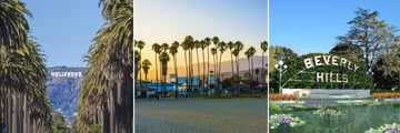 Hollywood, Santa Barbara & Beverly Hills