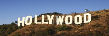 The Hollywood sign