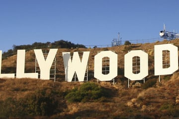 The Hollywood sign