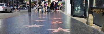 Hollywood walk of fame, Los Angeles