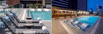 Rooftop pool