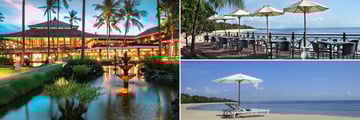 Melia Bali gardens and beach