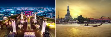 Sirocco at Tower Club Lebua and Chao Phraya River