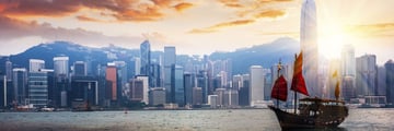 A view of Hong Kong's skyline