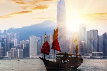 A view of Hong Kong's skyline