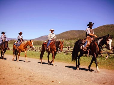 Horseriding in Montana