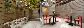 Hospitality House, Outdoor Deck