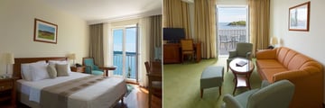 Double Room Sea View Extra and Comfort Suite Sea View with Terrace at Hotel Bozica