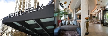 Exterior and Lobby at Hotel Felix 