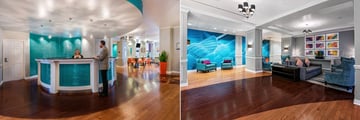 Front Desk and Lobby at Hotel Indigo Houston At The Galleria