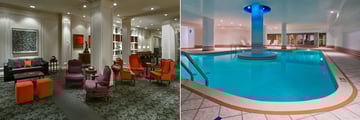 Hotel Manoir Victoria, Lobby and Pool