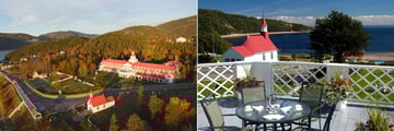Hotel Tadoussac, Exterior and Views from Balcony