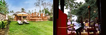 Sanghyang Djiwo (left), and Shang Hyang Jagatnata (right) at Hotel Tugu Lombok