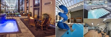 Hotel Universel Riviere-du-Loup, Universpa Nordik, Indoor Pool Waterslide, Universpa Nordik and Gym