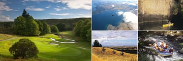 Huka Lodge, Activities - Golf, Sky Diving, Kayaking, River Rafting and Horse Riding