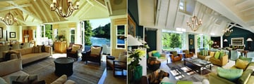 Huka Lodge, Owner's Cottage Lounge and Alan Pye Cottage Lounge