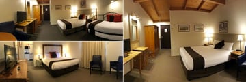 Hunter Room, Vineyard Room and Spa Cottage at Hunter Valley Resort