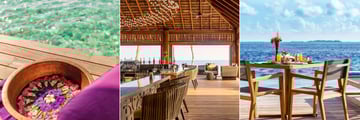 Hurawalhi Island Resort, Duniye Spa, Coco Bar and In-Villa Dining