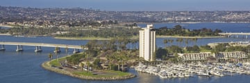 Hyatt Regency Mission Bay, Aerial View