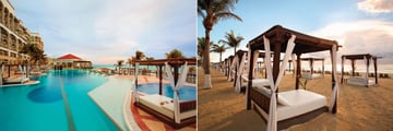 Hyatt Zilara Cancun, Pool, Pelicanos Restaurant and Beach and Cabanas