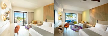 Ocean View Junior Suite and Oceanfront Junior Suite Swim-Up at Hyatt Ziva Cap Cana